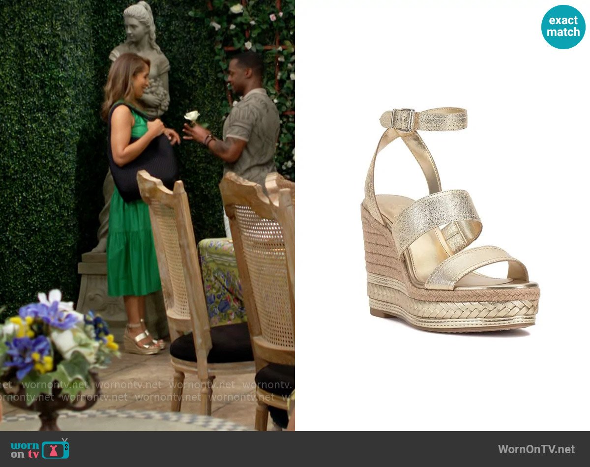Vince Camuto Esmia Espadrille Wedge Sandal worn by Lily Winters (Christel Khalil) on The Young and the Restless