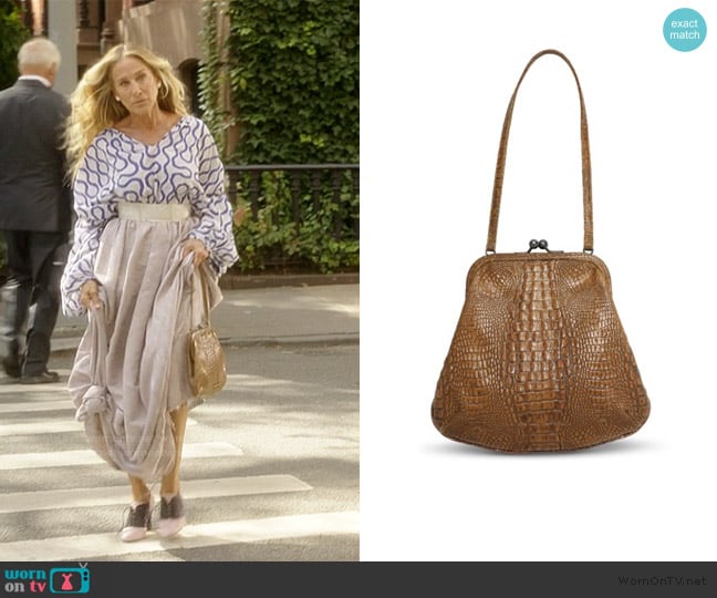 Vivienne Westwood Climate Revolution Spring Summer 2013 Collection Bag worn by Carrie Bradshaw (Sarah Jessica Parker) on And Just Like That