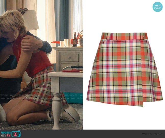 Vivienne Westwood Wool tartan mini skirt worn by Mirren Sinclair Sheffield (Esther McGregor) on We Were Liars