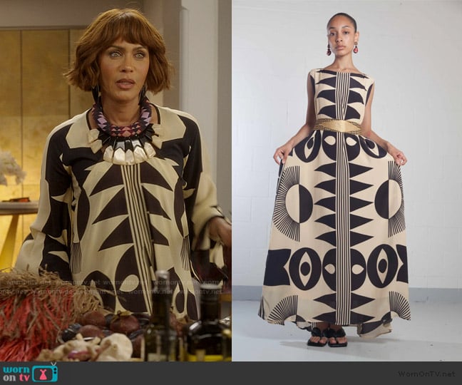 Volantis Custom Dress worn by Lisa Todd Wexley (Nicole Ari Parker) on And Just Like That
