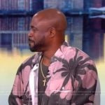 Wayne Brady’s floral print shirt on The View