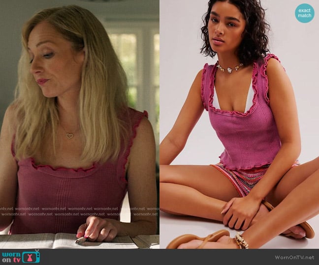 We The Free Caramel Tank worn by Lucinda Jewel (Kristen Connolly) on The Summer I Turned Pretty