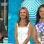 Shannon Doherty’s white dress on Today