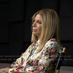 Jill’s white floral shirt on Today