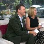 Willie Geist’s white and green sneakers on Today