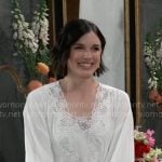 Willow’s bridal robe on General Hospital