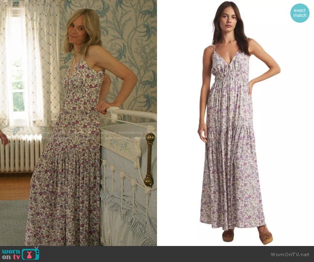 Z Supply Lisbon Floral Maxi Dress in Sandstone worn by Susannah Fisher (Rachel Blanchard) on The Summer I Turned Pretty
