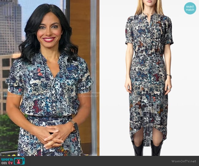 Zadig & Voltaire Rimaz Maxi Dress worn by Dr. Tara Narula on Good Morning America