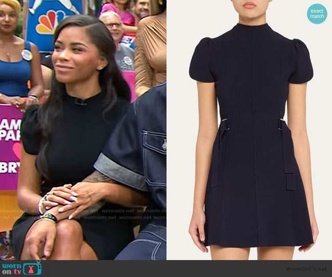3.1 Phillip Lim Compact Rib Tulip-Sleeve Mini Dress worn by Amaya Espinal on Today