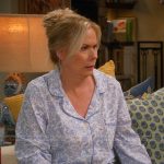 Leanne’s blue printed pajamas on Leanne