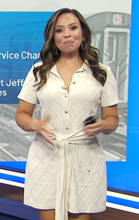 Adelle’s tie front knit dress Dress on Today