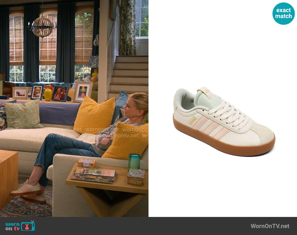 Adidas VL Court 3.0 Casual Sneakers from Finish Line worn by Carol (Kristen Johnston) on Leanne