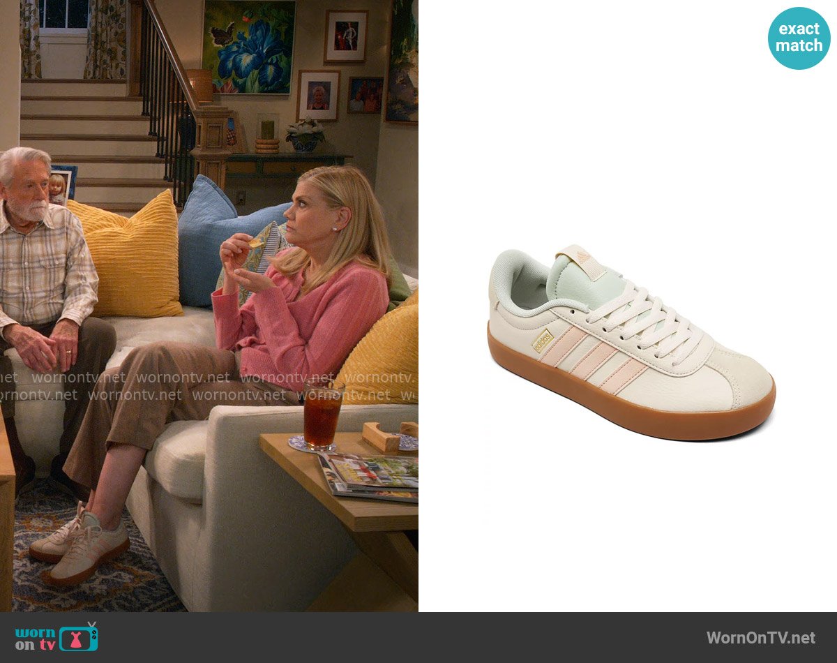 Adidas VL Court 3.0 Casual Sneakers from Finish Line worn by Carol (Kristen Johnston) on Leanne