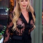 Alexia’s black lace blazer on The Real Housewives of Miami