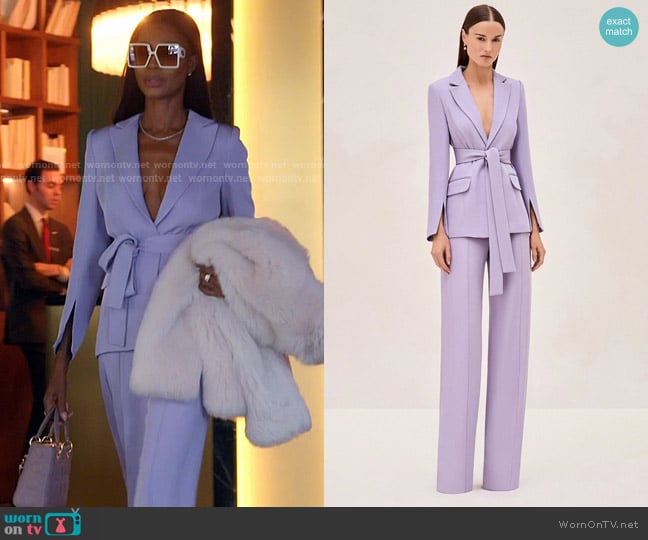Alexis Journey Blazer and Rex Pants worn by Kiki Barth (Kiki Barth) on The Real Housewives of Miami