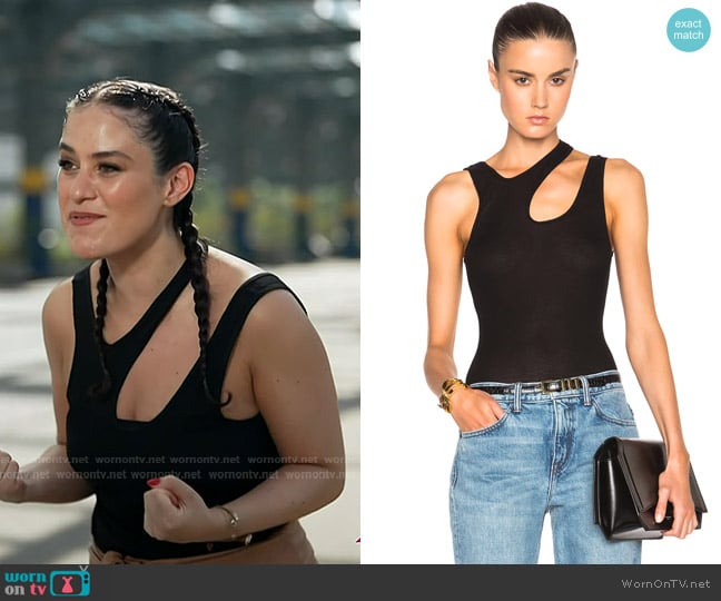 Alix NYC Astor Bodysuit worn by Donna Farizan on Today