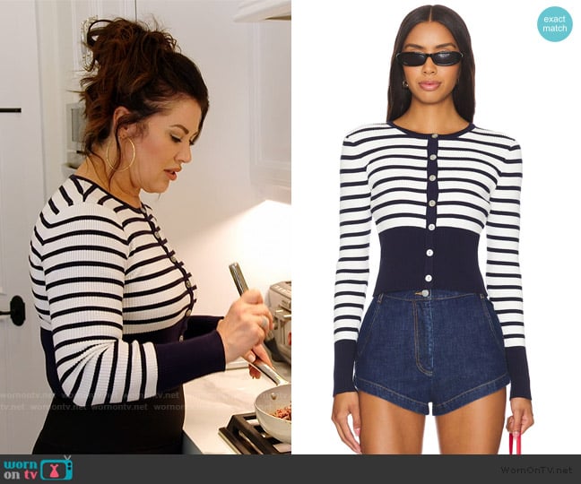 All The Ways Kerra Cardigan worn by Emily Simpson on The Real Housewives of Orange County