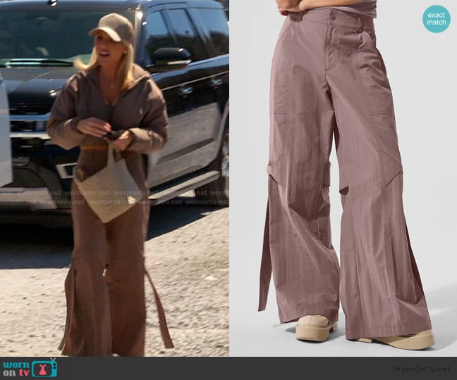 Alo High-Waist Voyager Trouser worn by Gretchen Rossi on The Real Housewives of Orange County