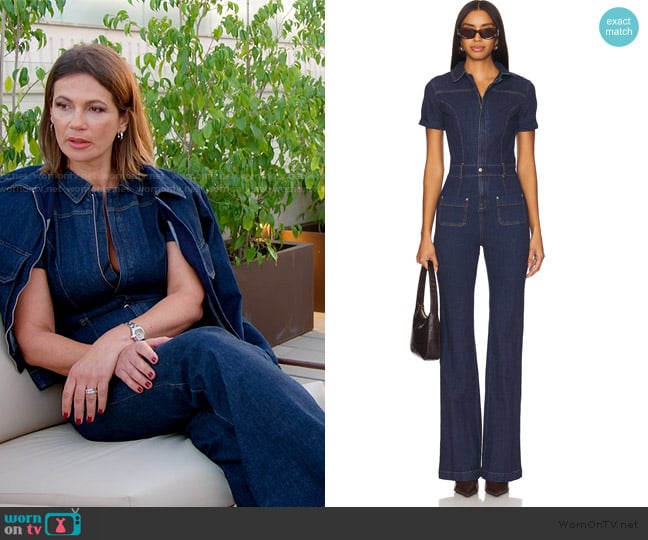 Amanda Uprichard Alexia Jumpsuit worn by Julia Lemigova (Julia Lemigova) on The Real Housewives of Miami