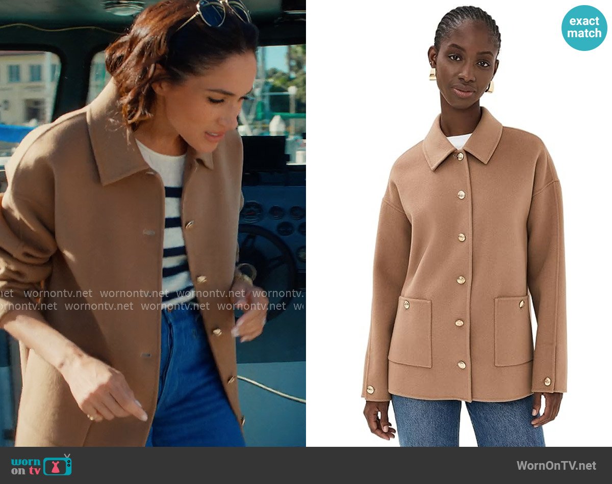 Anine Bing Luca Jacket worn by Meghan Markle on With Love Meghan