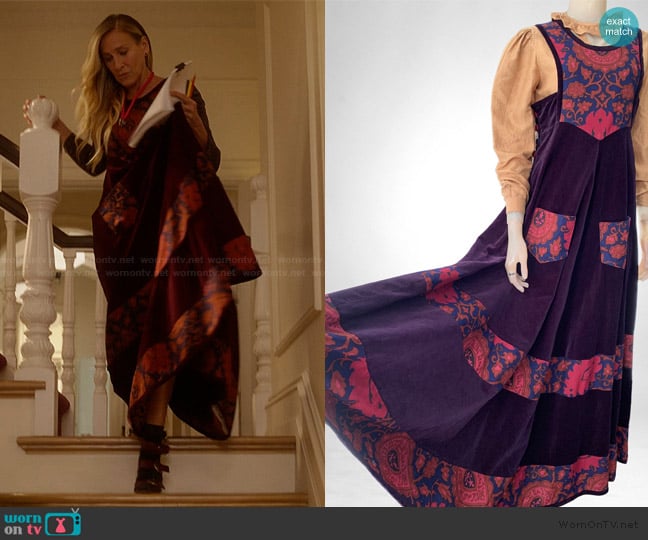 Anna Belinda Vintage Dress worn by Carrie Bradshaw (Sarah Jessica Parker) on And Just Like That