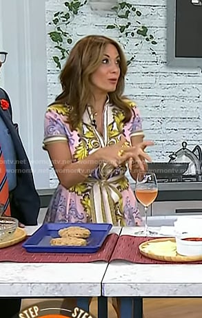 Anna Francese Gass’s print mini dress on Today