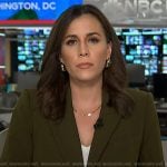 Hallie’s army green blazer on Today