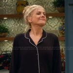Carol’s black pajamas on Leanne