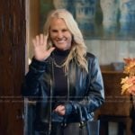 Kristi’s black leather bag on The McBee Dynasty Real American Cowboys