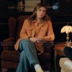 Erin’s yellow suede sneakers on My Life with the Walter Boys