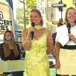 Ashe’s yellow floral dress on Today