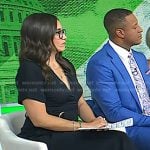 Savannah’s black wrap dress on Today