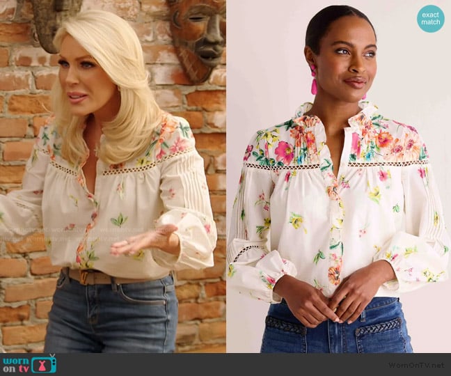 Avara Lilah Top worn by Gretchen Rossi on The Real Housewives of Orange County