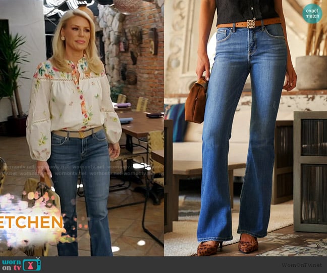 Avara Maeve Jeans worn by Gretchen Rossi on The Real Housewives of Orange County