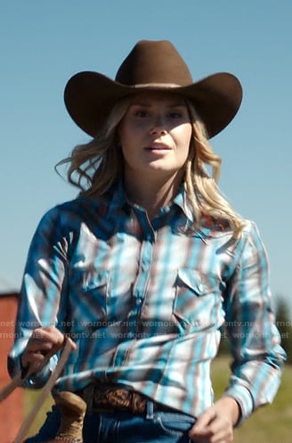 Blake Hartford's plaid shirt on My Life with the Walter Boys