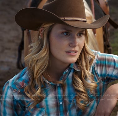 Blake Hartford’s plaid shirt on My Life with the Walter Boys