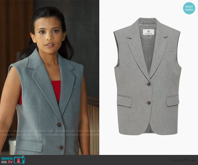 Babaton Takeover Vest worn by Jackie Howard (Nikki Rodriguez) on My Life with the Walter Boys