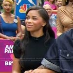 Amaya Espinal’s black mini dress on Today