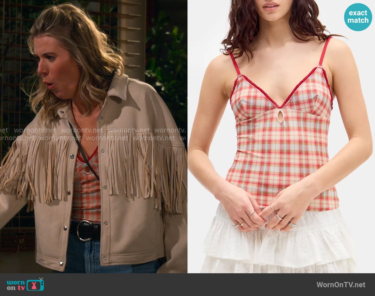 BDG Je T’Aime Camisole worn by Josie Murphy (Hannah Pilkes) on Leanne