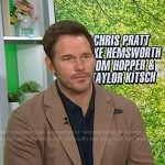 Chris Pratt’s beige blazer on Today