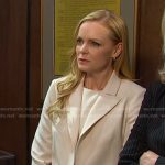 Belle’s white blazer on Days of our Lives