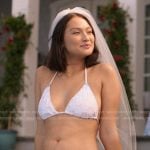 Belly’s white bow print bikini on The Summer I Turned Pretty