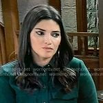 Brook Lynn’s green button down shirt on General Hospital