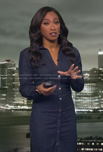 Brittany's denim shirtdress on Good Morning America