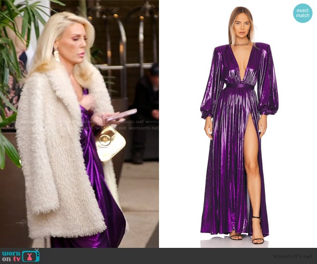 Bronx and Banco Zoe Gown worn by Gretchen Rossi on The Real Housewives of Orange County