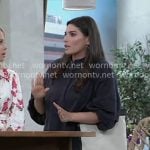 Brook Lynn’s navy tunic dress on General Hospital