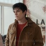 Alex’s brown hooded jacket on My Life with the Walter Boys