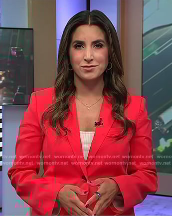 Camila Bernal’s red blazer on Today