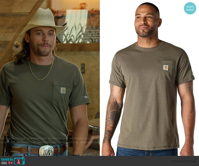 Jesse’s green tee on The McBee Dynasty Real American Cowboys