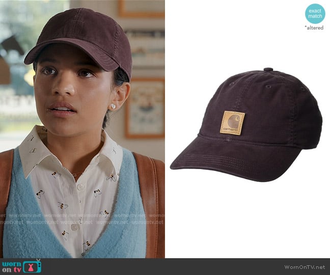 Carhartt Canvas Cap in BlackBerry worn by Jackie Howard (Nikki Rodriguez) on My Life with the Walter Boys
